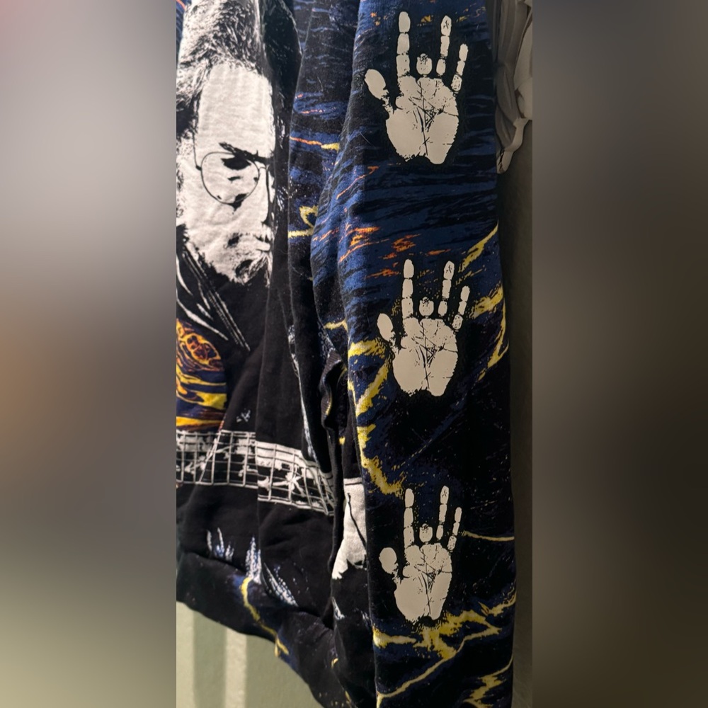 Teddy Fresh x Jerry Garcia Purple Unisex Hoodie - Picture 11 of 13